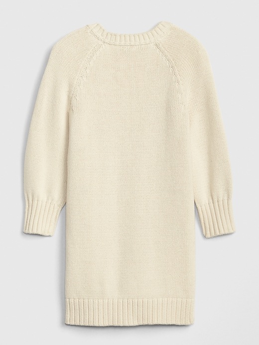 Image number 2 showing, Toddler Popcorn-Knit Sweater Dress