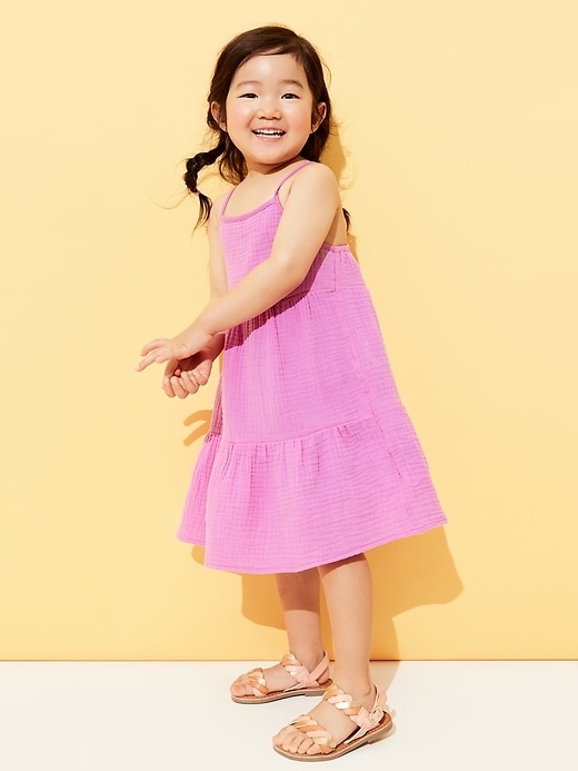 Image number 4 showing, Toddler Gauze Dress