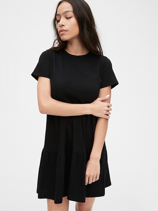 Tiered T-Shirt Dress in Modal-Cotton | Gap