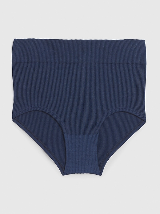 Image number 9 showing, Seamless Ribbed High Rise Brief