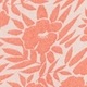 coral floral print