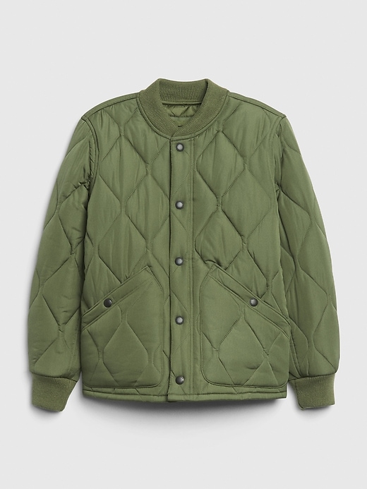 gap quilted jacket