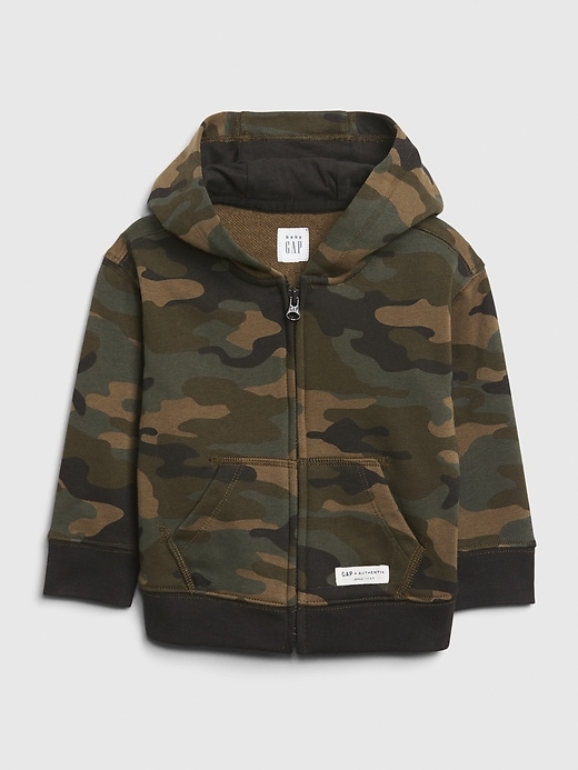 Image number 1 showing, Baby Camo Hoodie Sweatshirt