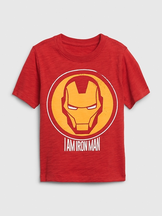 1 of 8 showing, with the color modern red of product Baby & Toddler Marvel Graphic T-Shirt