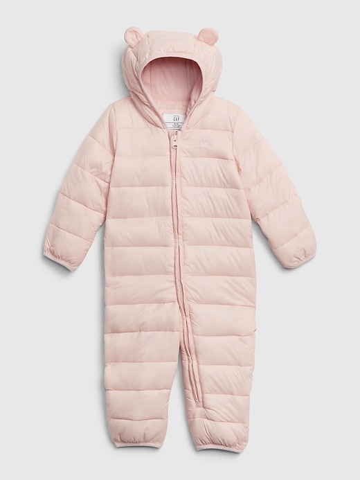 View large product image 1 of 1. Baby Upcycled Lightweight Bundler Snowsuit