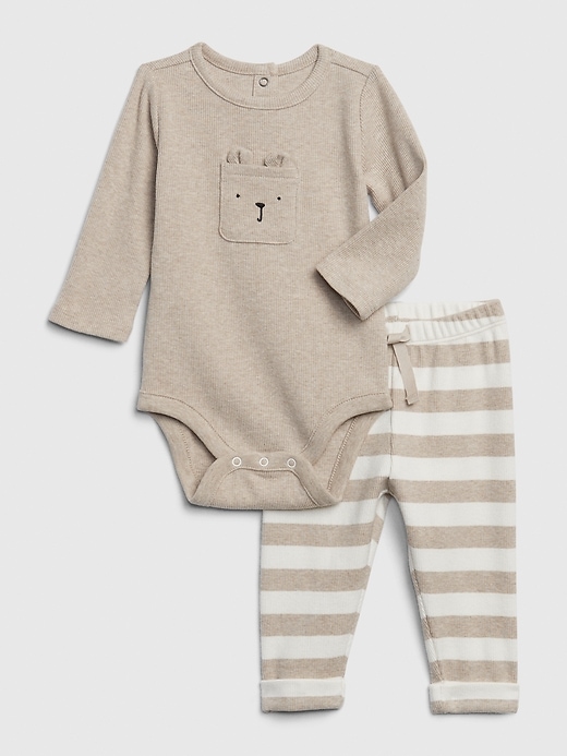 Image number 1 showing, Baby Bodysuit Pants Set