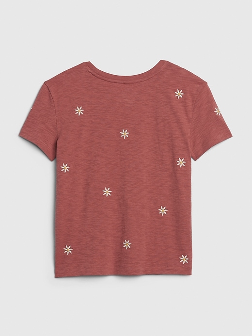 2 of 8 showing, with the color cosmetic pink of product Kids Print Pocket T-Shirt