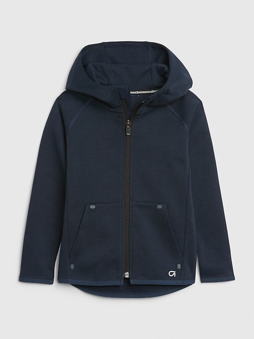 1 of 8 showing, with the color blue galaxy of product Toddler Fit Tech Hoodie Sweatshirt
