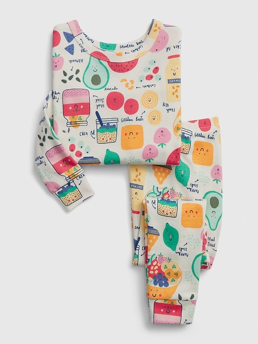 Image number 1 showing, babyGap Food Graphic Long Sleeve PJ Set