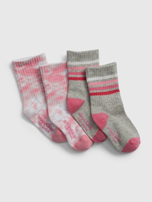View large product image 1 of 1. Toddler Crew Socks (2-Pack)