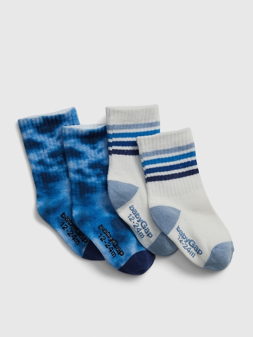 View large product image 1 of 1. Toddler Crew Socks (2-Pack)