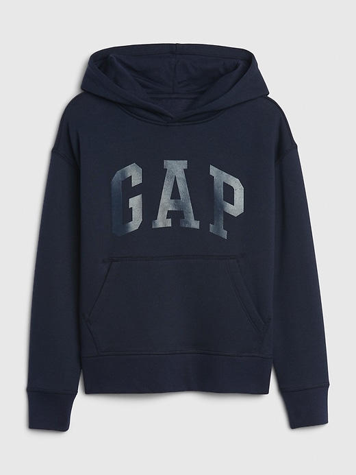 1 of 8 showing, with the color blue of product Kids Gap Logo Hoodie
