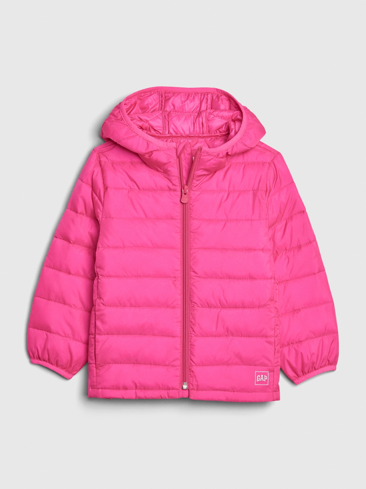 gap pink puffer jacket