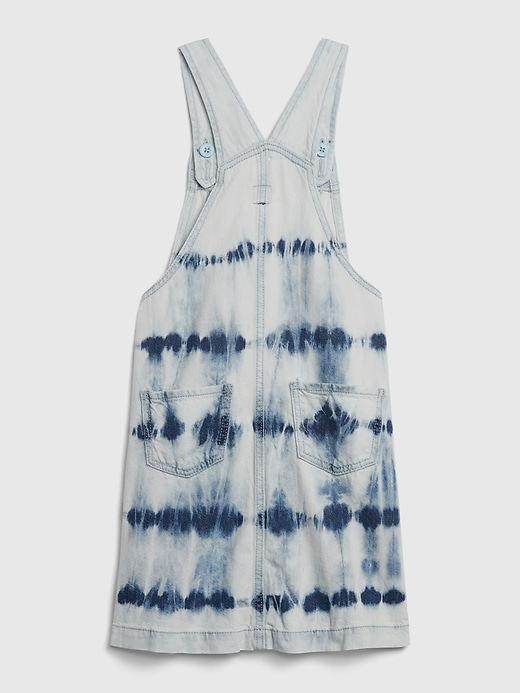 Image number 2 showing, Kids Denim Tie-Dye Skirtall