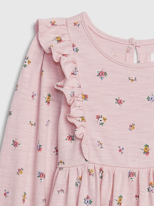 Image number 3 showing, Toddler Floral Ruffle Dress