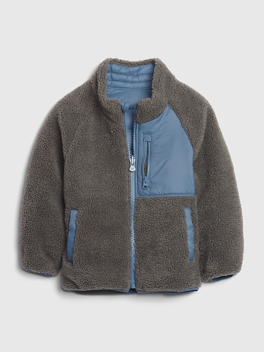 1 of 8 showing, with the color new shadow of product Toddler Reversible ColdControl Max Puffer Jacket