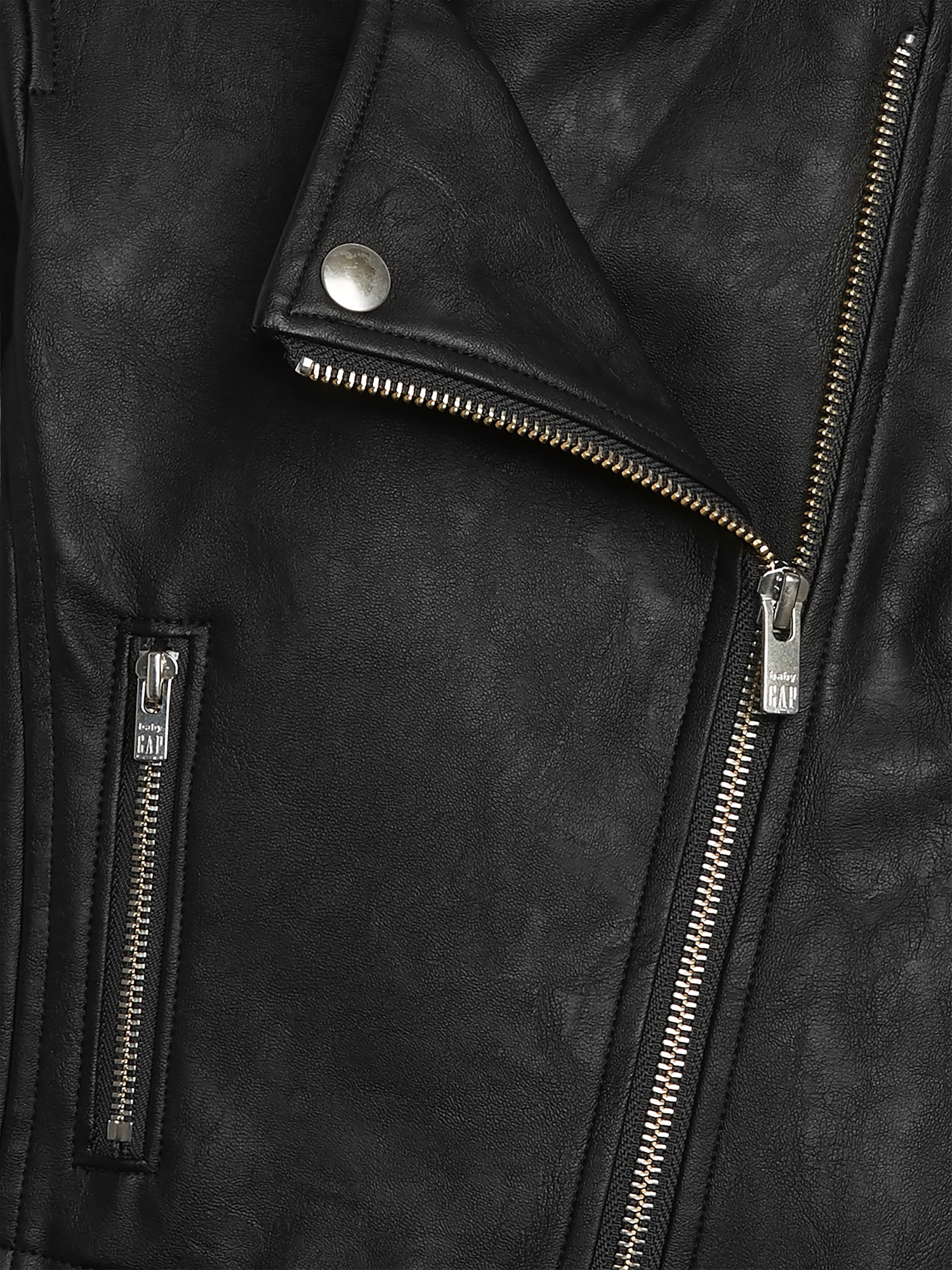 gap faux leather jacket