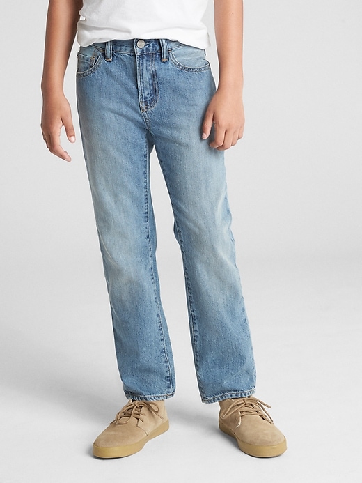 1 of 8 showing, with the color medium wash of product Kids Original Fit Jeans