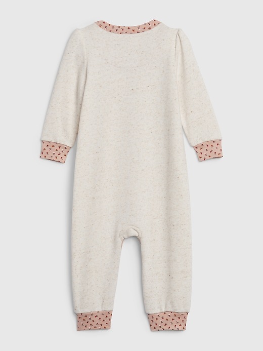Image number 2 showing, Baby Fleece Long Sleeve One-Piece