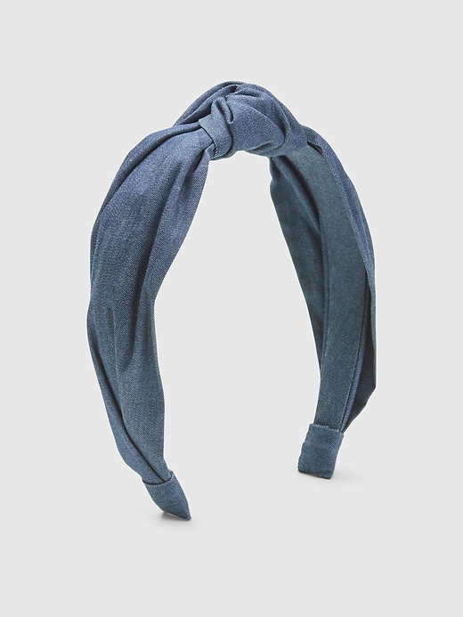 View large product image 1 of 1. Kids Chambray Wrapped Headband