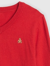 View large product image 3 of 3. Toddler V-Neck Knit Sweater