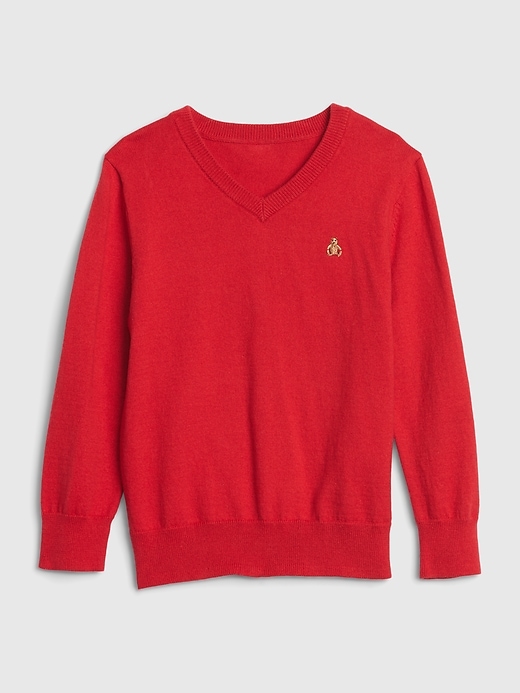 View large product image 1 of 3. Toddler V-Neck Knit Sweater