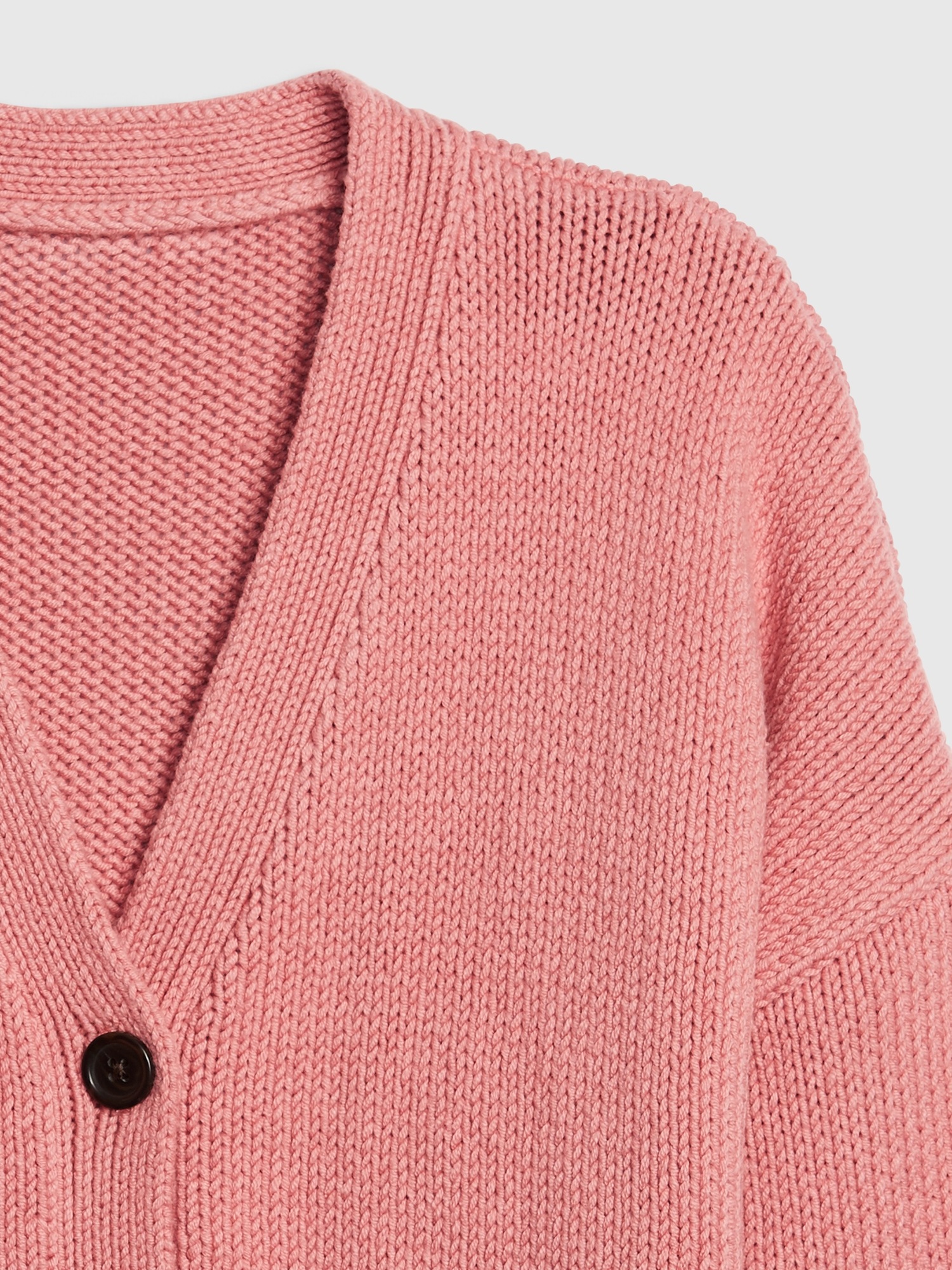 cropped boxy cardigan