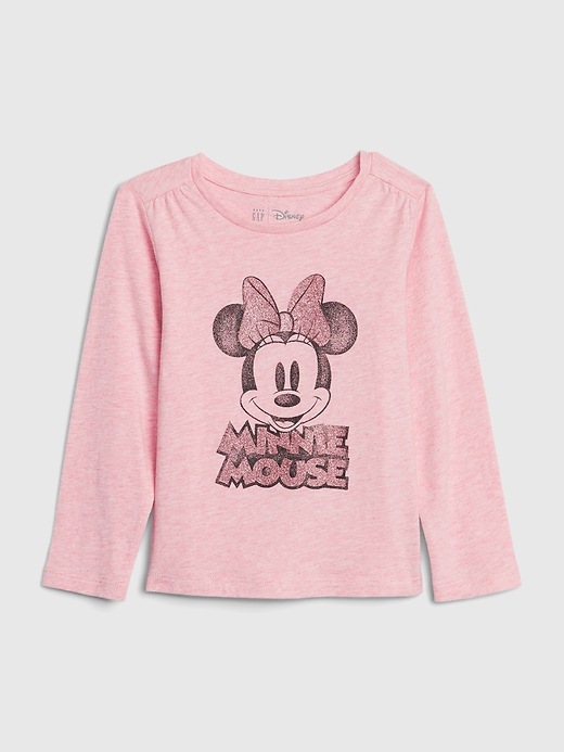 Image number 1 showing, babyGap &#124 Disney Minnie Mouse Mix Long Sleeve T-Shirt