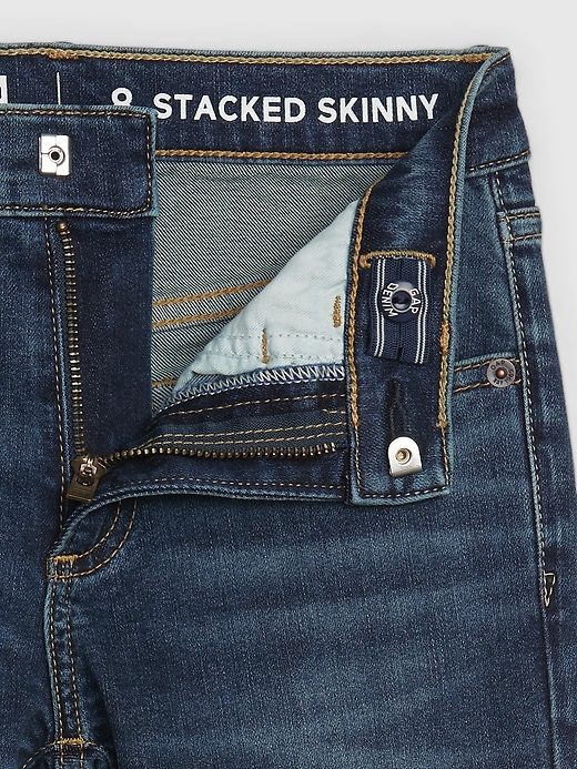 Image number 3 showing, Teen Stacked Ankle Skinny Jeans with Washwell&#153