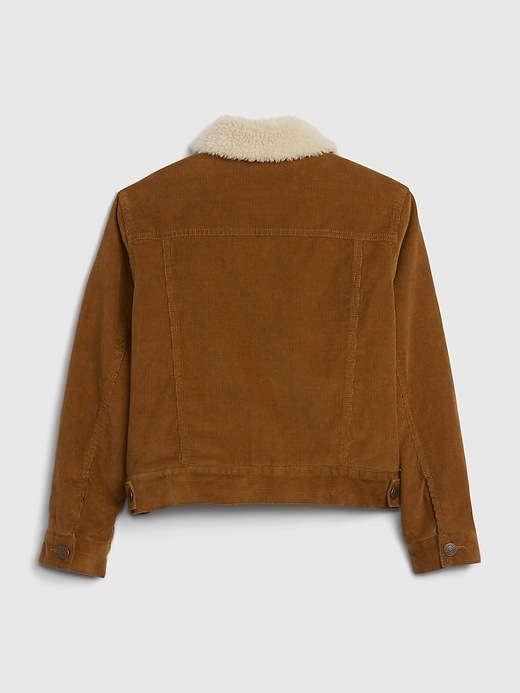 Image number 3 showing, Kids Sherpa Lined Cord Jacket