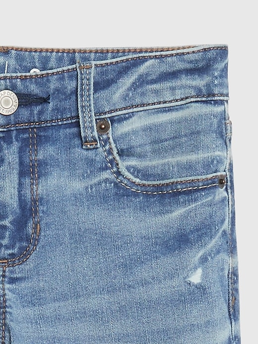 Image number 4 showing, Kids Patch Skinny Ankle Jeans with Stretch