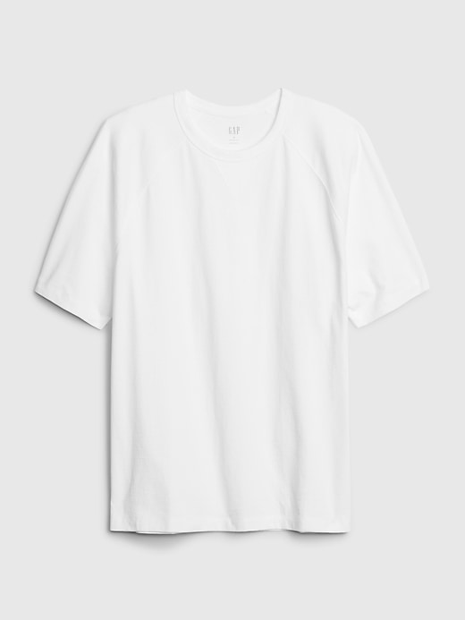 1 of 8 showing, with the color fresh white of product Easy Heavyweight Raglan T-Shirt