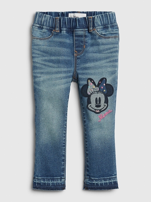 1 of 8 showing, with the color minnie mouse of product babyGap &#124 Disney Minnie Mouse Pull-On Jeggings with Washwell™