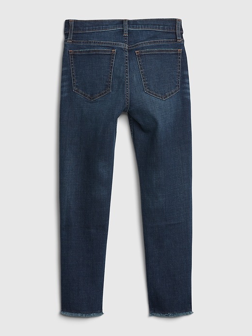 Image number 3 showing, Kids High Rise Slim Ankle Pencil Jeans with Stretch