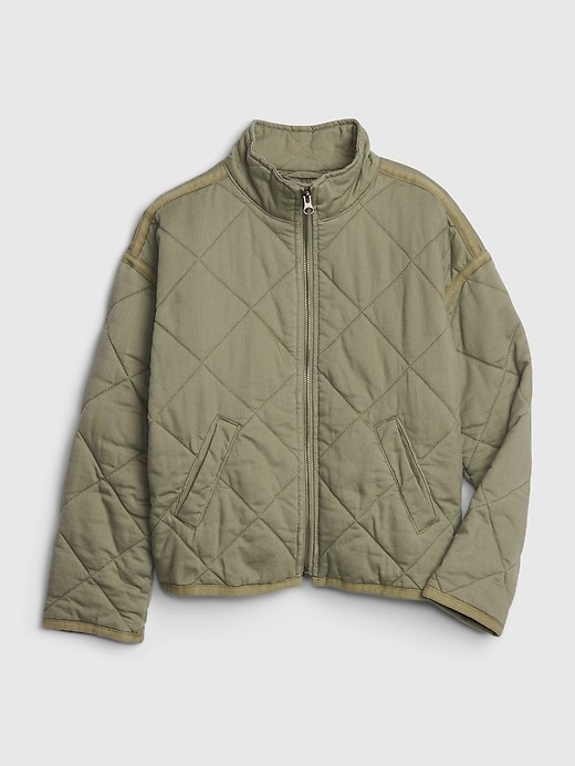 Image number 1 showing, Kids Quilted Utility Jacket
