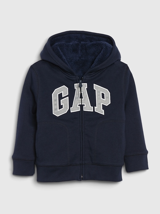 1 of 8 showing, with the color blue of product Toddler Gap Logo Hoodie