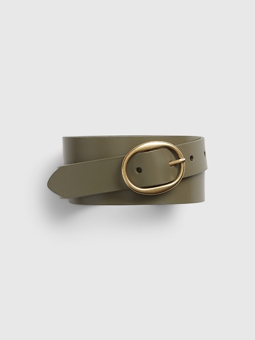 View large product image 1 of 1. Oval Buckle Belt