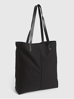 gap black tote bag
