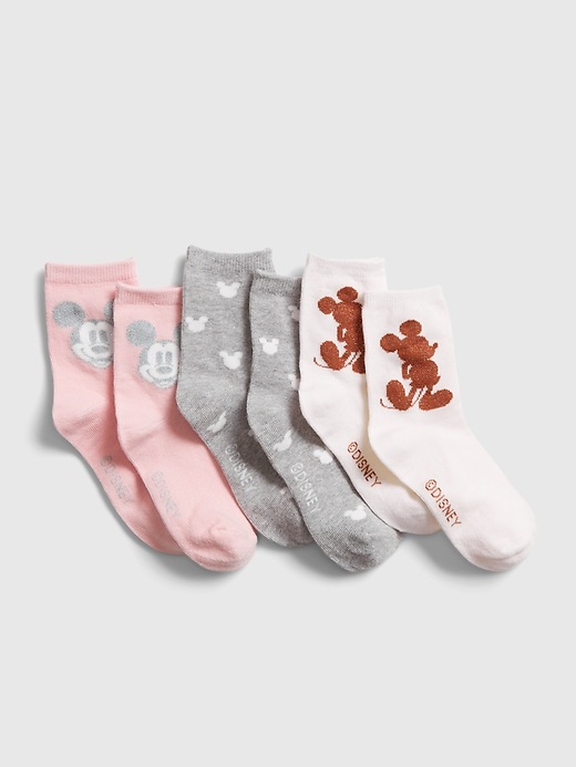 View large product image 1 of 1. GapKids &#124 Disney Mickey Mouse Socks (3-Pack)