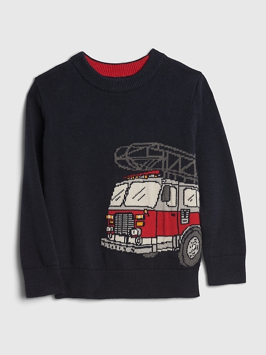 Image number 1 showing, Toddler Graphic Sweater