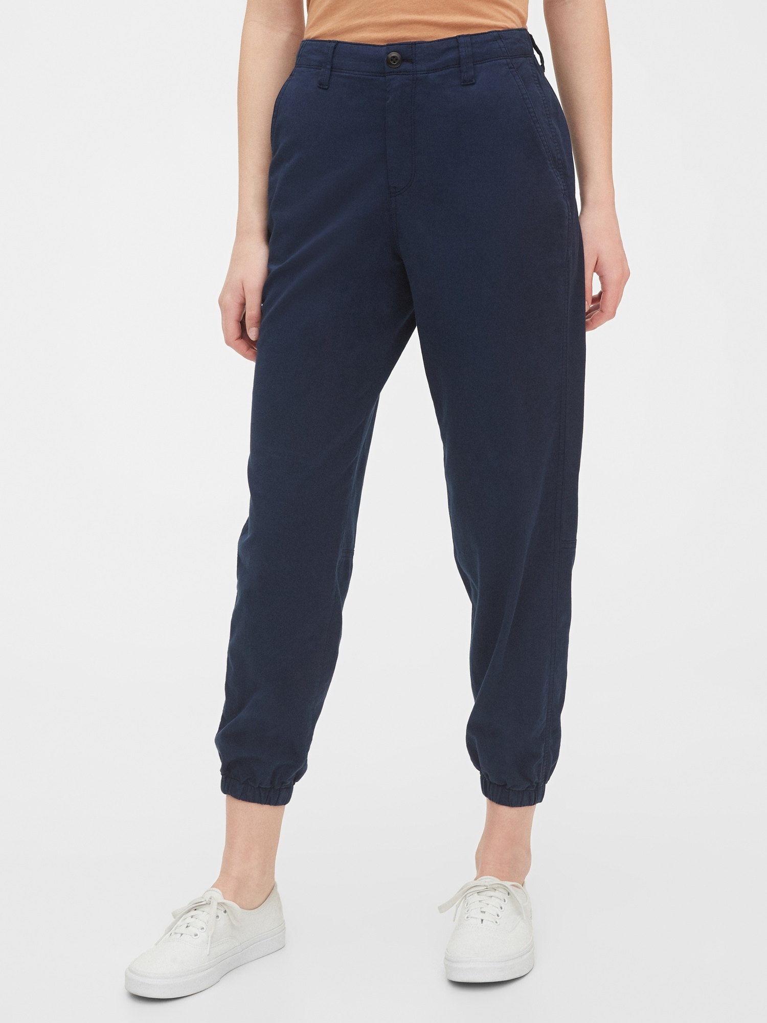 black khaki joggers womens