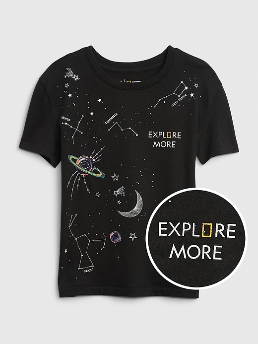 View large product image 1 of 1. GapKids &#124 National Geographic Organic Cotton T-Shirt