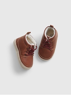 Baby Faux Leather Boots | Gap