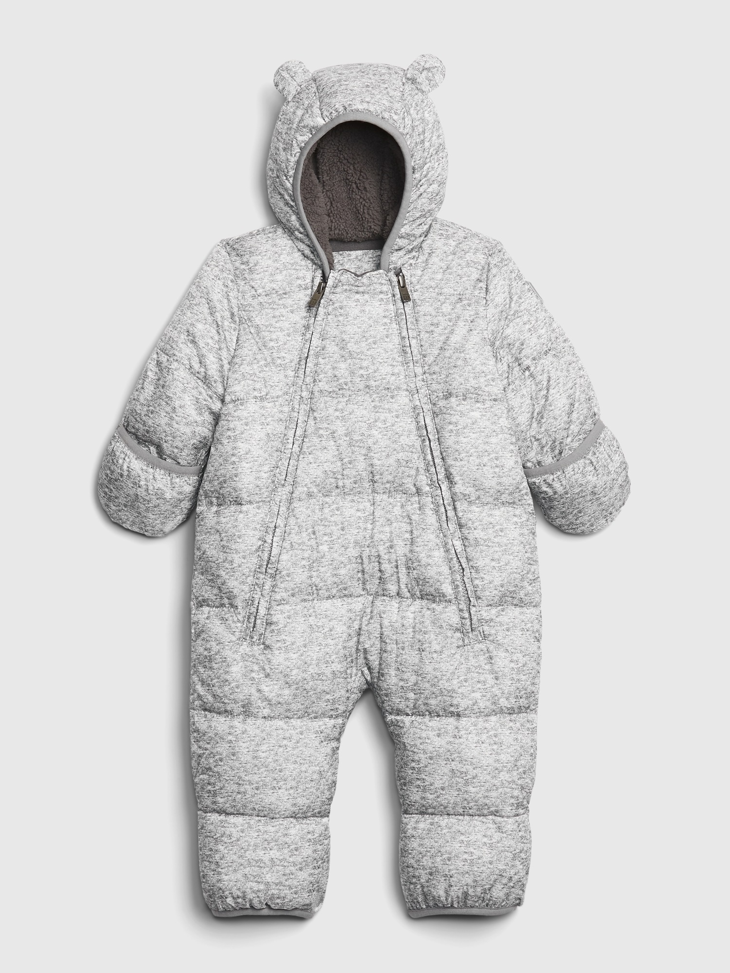 gap down puffer snowsuit