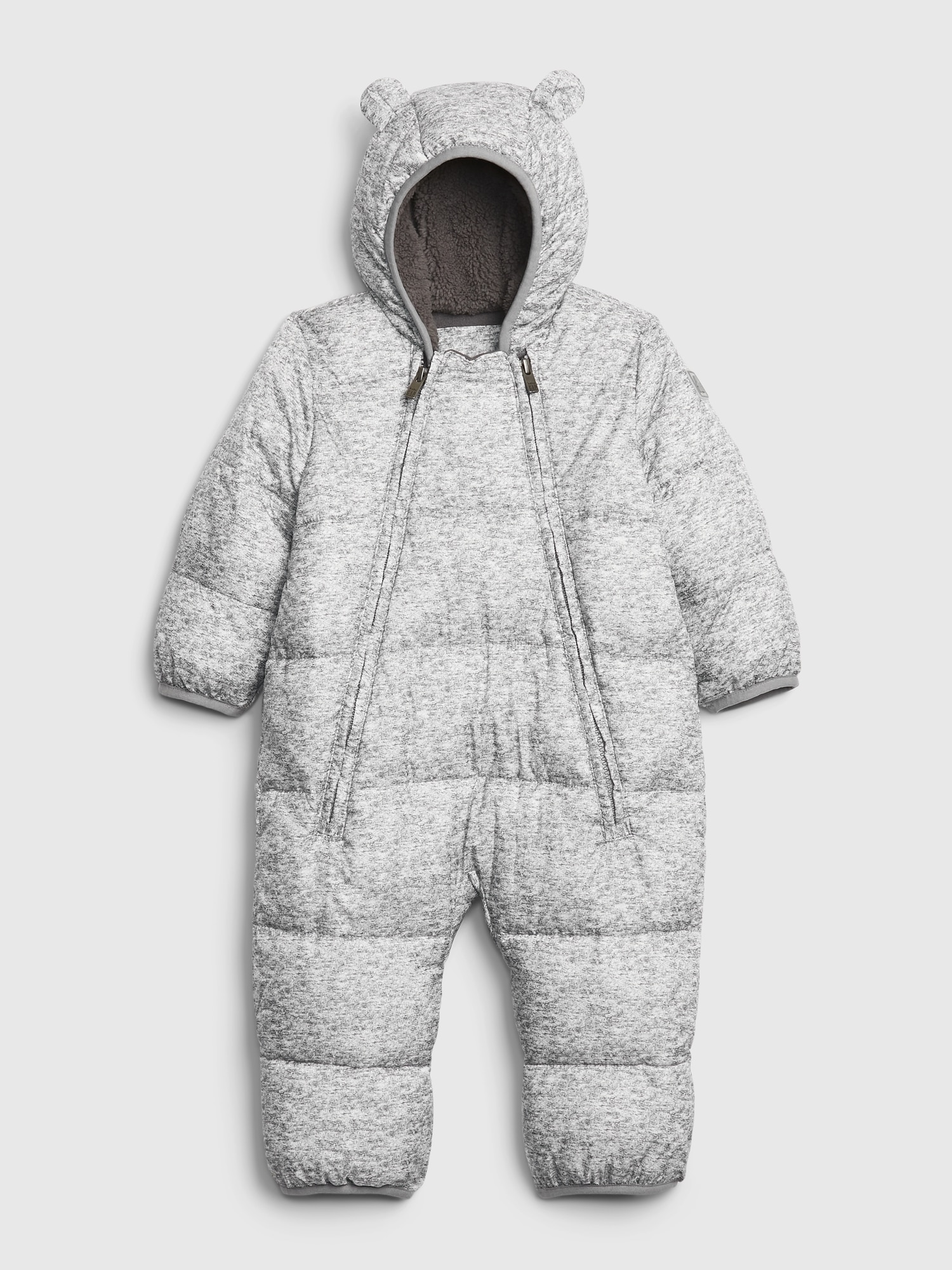 gap down puffer snowsuit