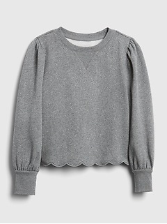 Gap Kids Boys Sweater Uniform 6 7 Heather Gray V-neck Long Sleeve Cotton New 