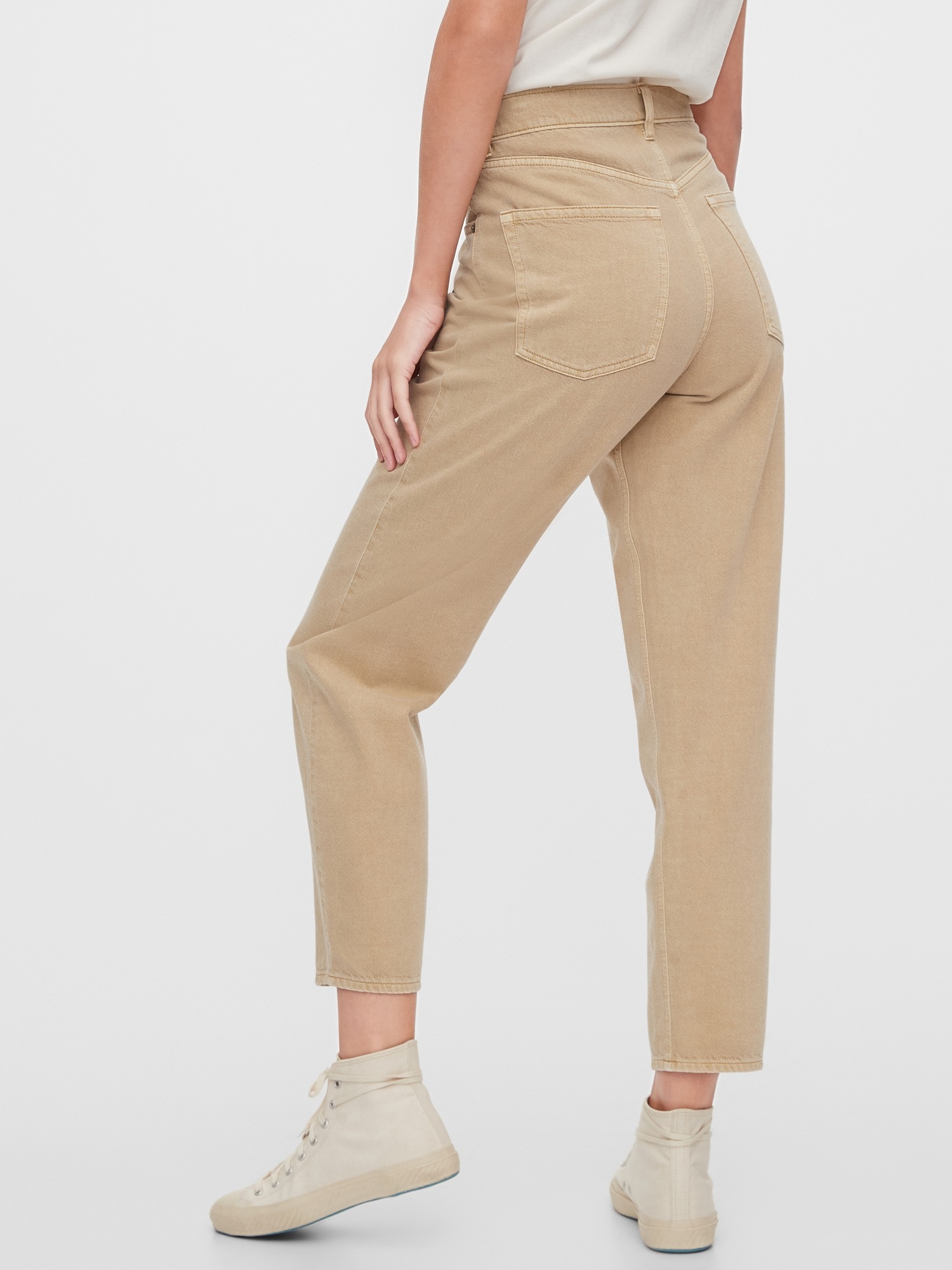 gap barrel jeans high rise