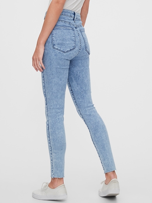 2 of 8 showing, with the color medium destroy of product High Rise Universal Jeggings