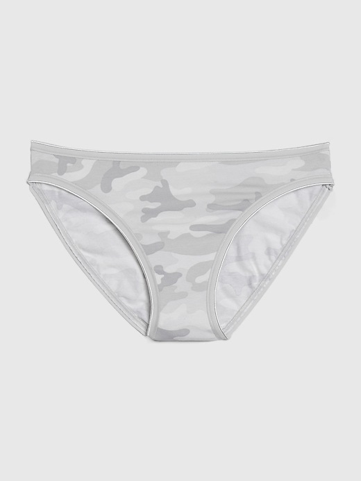 1 of 8 showing, with the color grey camo of product Low Rise Bikini Briefs