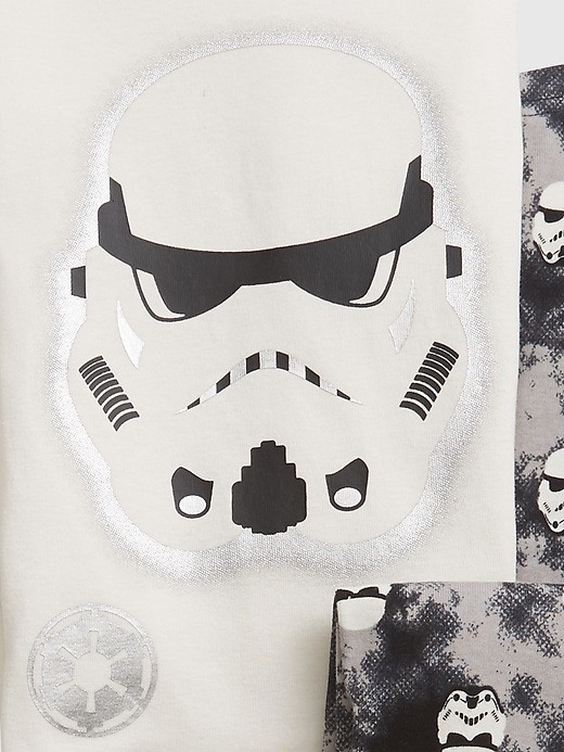 2 of 8 showing, with the color ivory frost of product babyGap &#124 Star Wars™ PJ Set